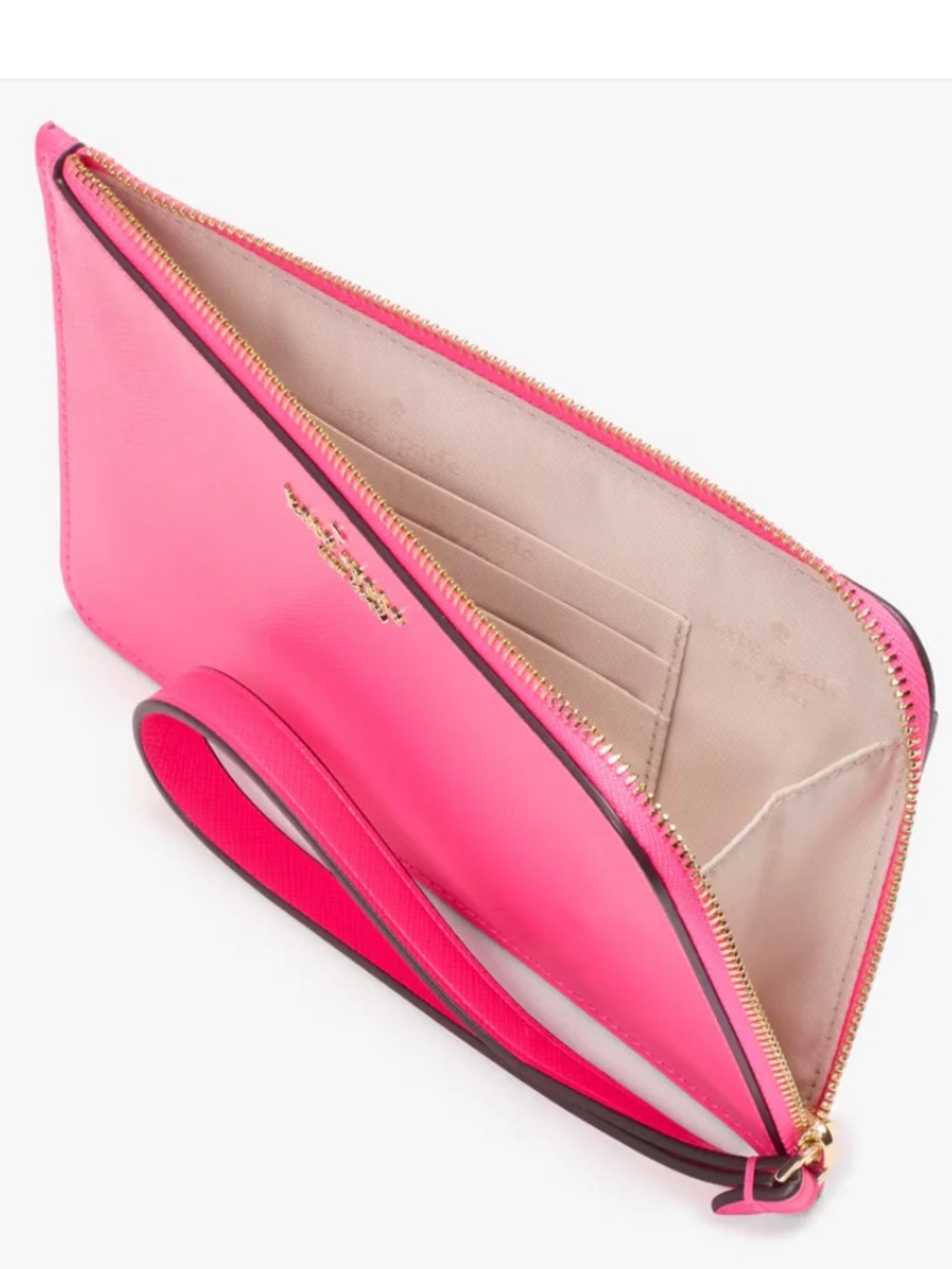 New Kate Spade Medium Zip Wristlet - Lucy - Picture 2 of 4